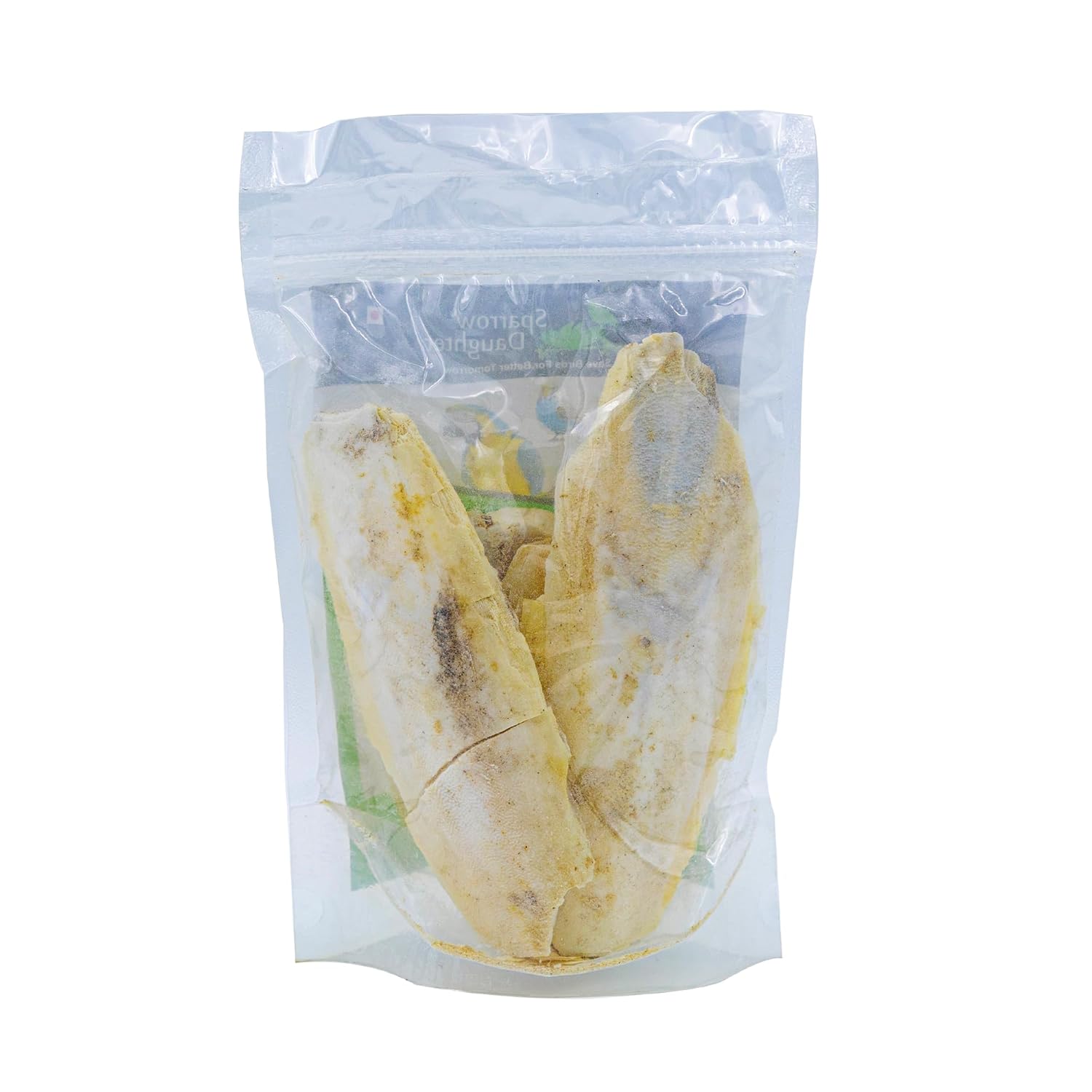 Sparrow Daughter Cuttlefish Bone for Birds, Bird Food with high Calcium for Finches, Budgies, Conures, Lovebirds, Cockatiels, African Grey, Macaws, Parakeets & Parrots, 100 Grams