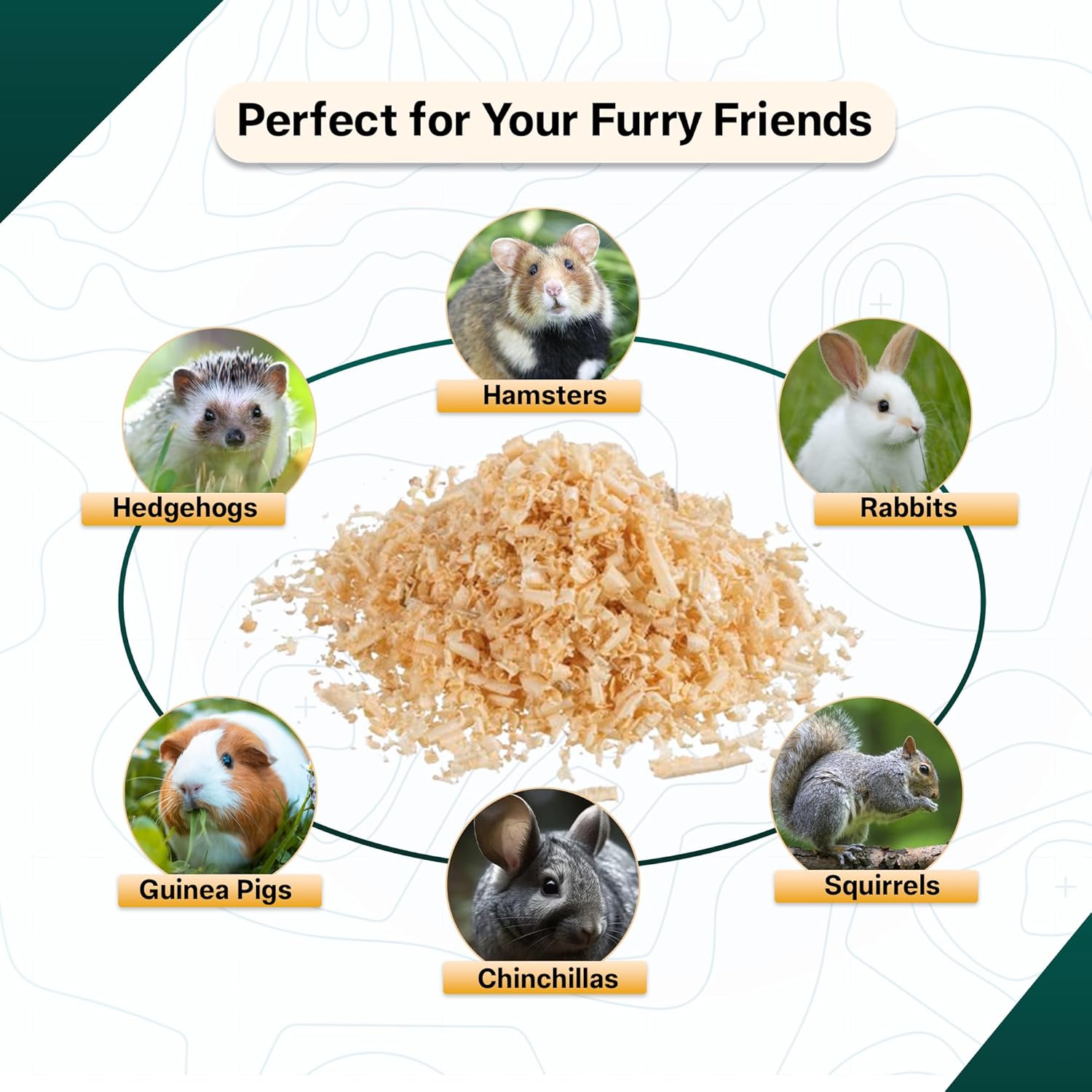 Sparrow Daughter Wood Shaving dust Free Beddings for Birds and Small Animals, Soft, Cozy & Natural Nesting Materials Keeps The beds Dry, Clean and Controls Oder. 100% Hygienic & Safe