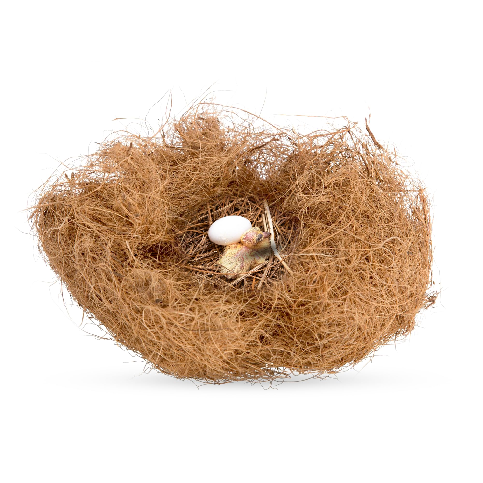 Sparrow Daughter Natural Coco Fiber Nesting Materials for Making 2 nests, for All Small Birds and Animals, Laying Eggs Breeding as Natural Bed