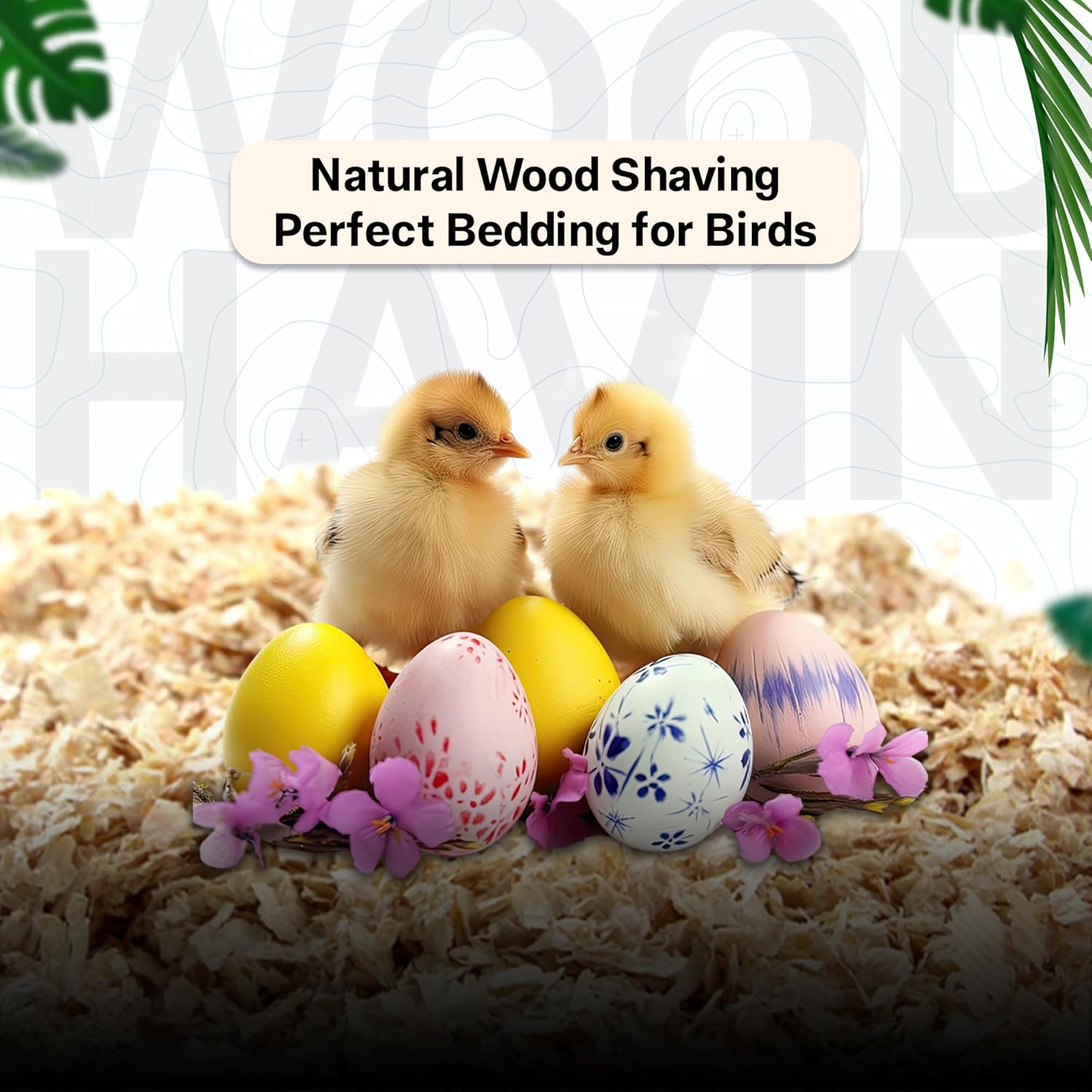 Sparrow Daughter Wood Shaving dust Free Beddings for Birds and Small Animals, Soft, Cozy & Natural Nesting Materials Keeps The beds Dry, Clean and Controls Oder. 100% Hygienic & Safe